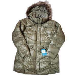 Columbia Peak to Park II Mid Jacket – Women’s 1X, Stone Green, Hooded, NWT